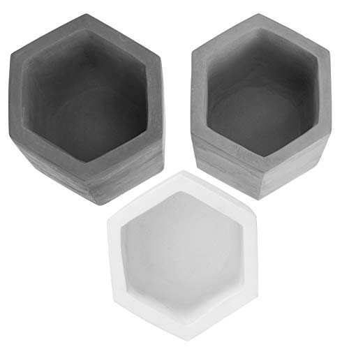 Concrete Desk Pen Holder Organizer Set