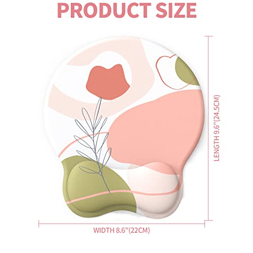 Mouse Pad With Gel Wrist Support