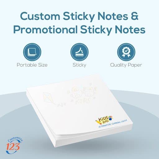 Custom Sticky Notes With Logo Or Text