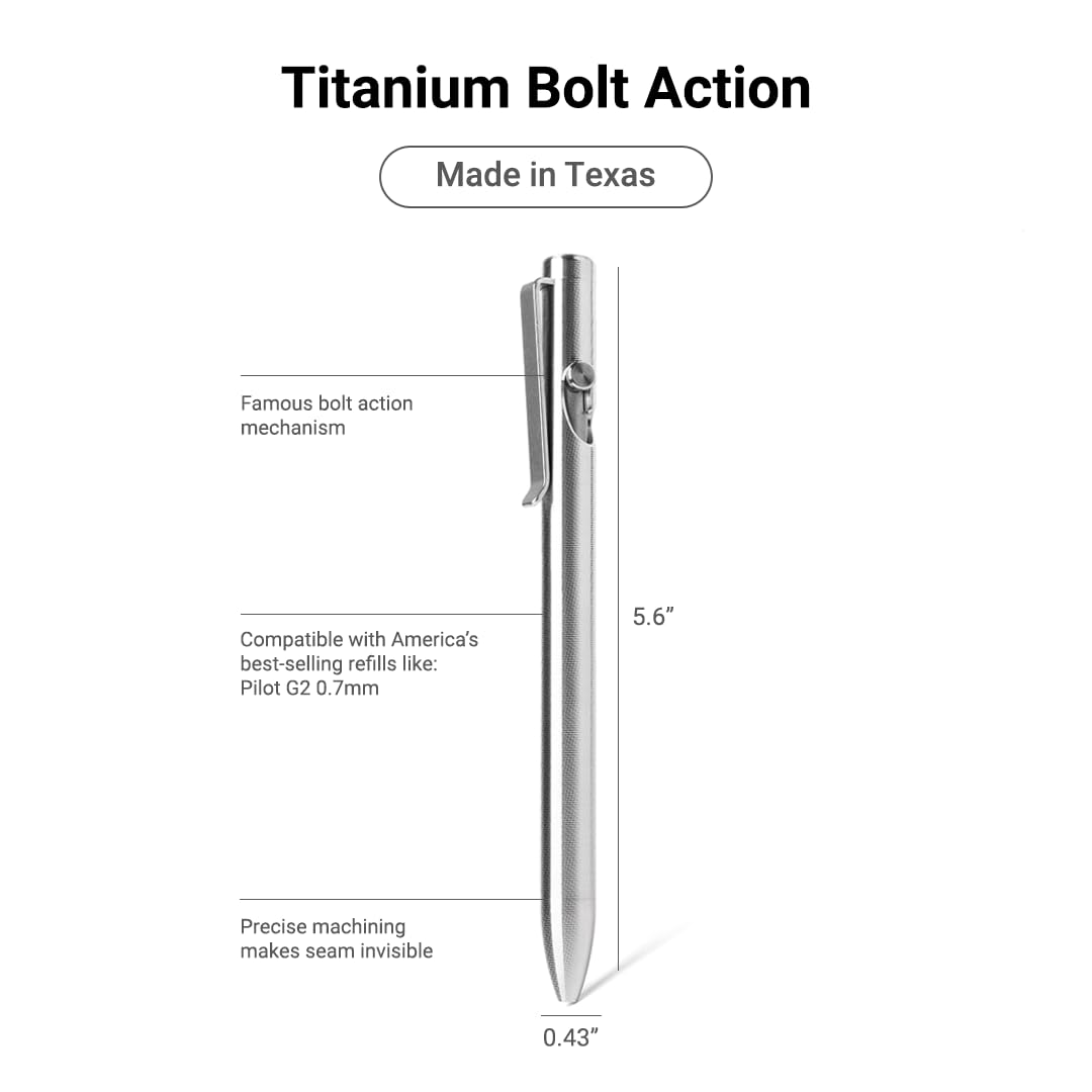 Tactile Turn Bolt Action Pen