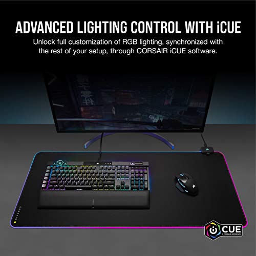 RGB Gaming Desk Mat With USB Hub