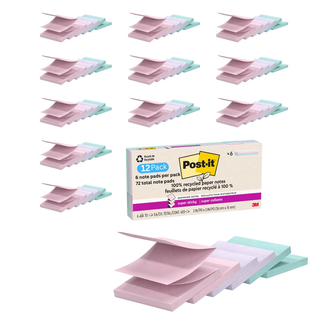 Recycled Pop-Up Sticky Notes Set