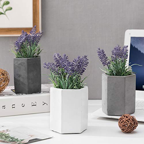 Concrete Desk Pen Holder Organizer Set