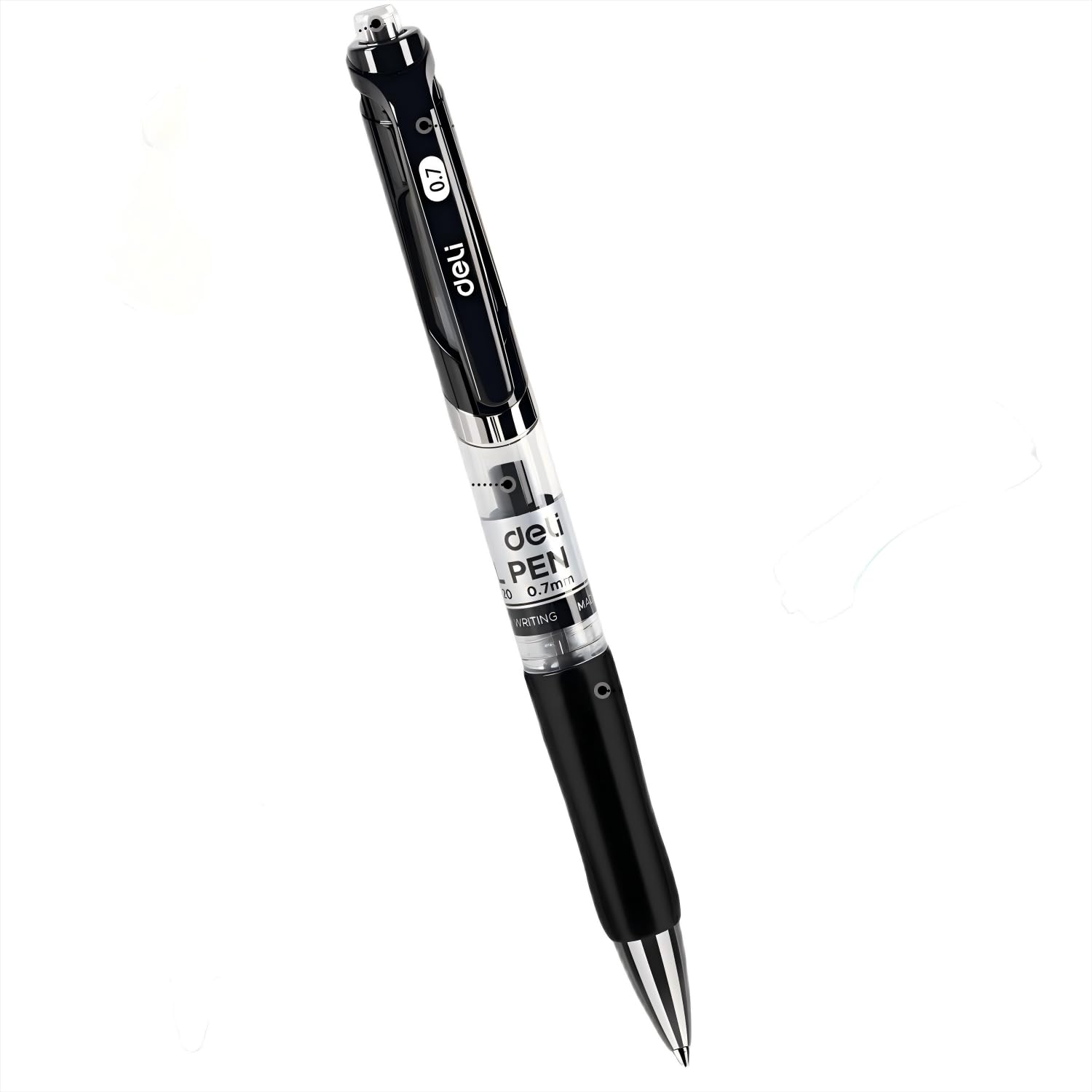 Retractable Black Gel Pen Set