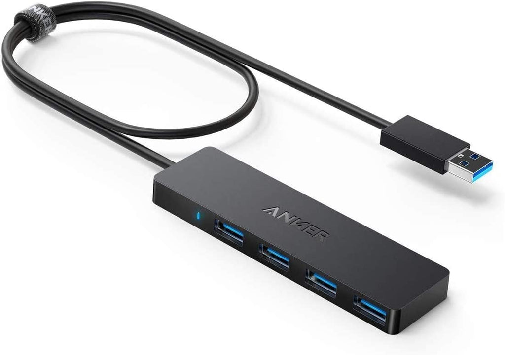 Anker 4-Port USB 3.0 Hub with 5Gbps Data Transfer