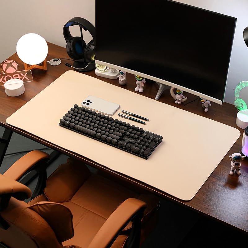 Non-Slip PU Leather Desk Mat