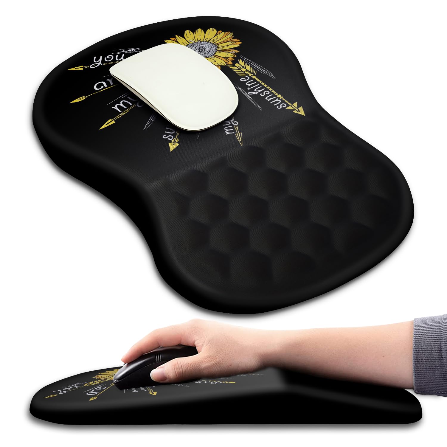 Ergonomic Mouse Pad With Wrist Support