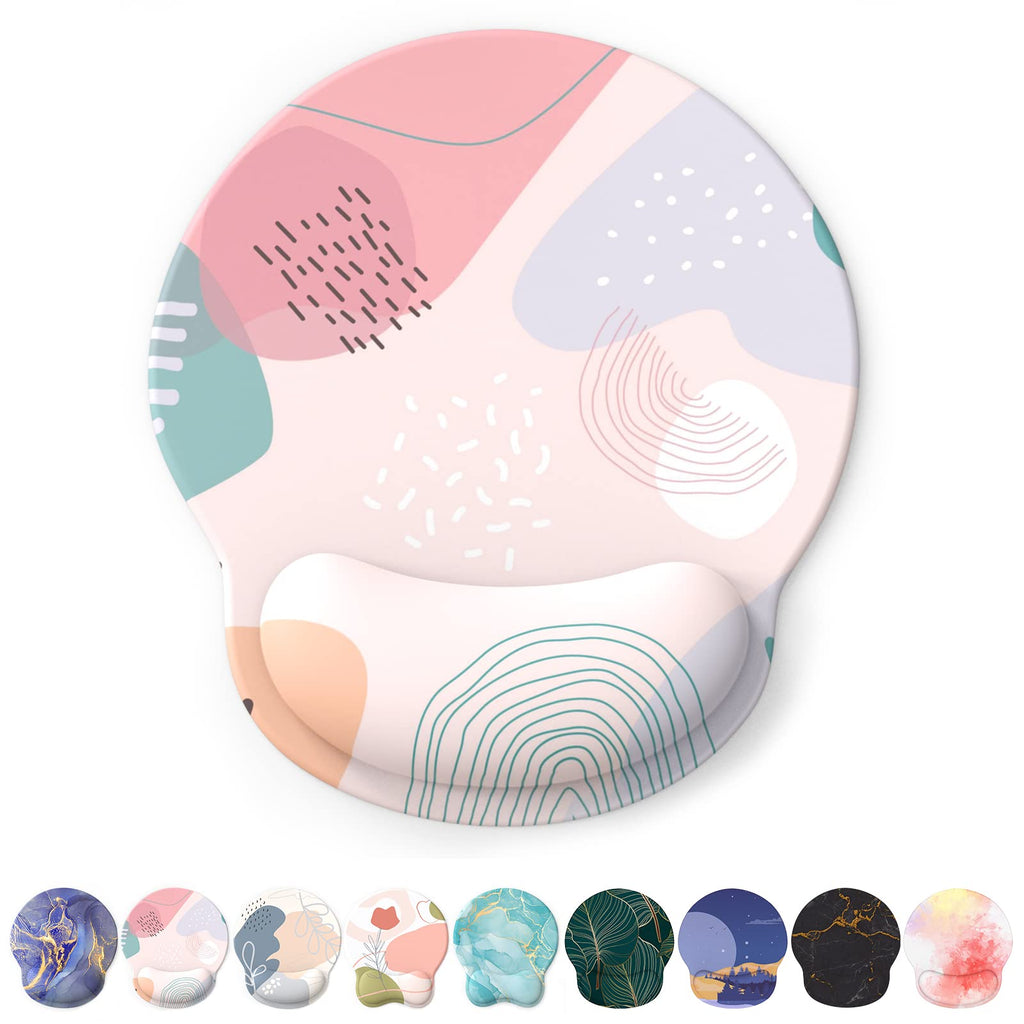 Mouse Pad With Gel Wrist Support