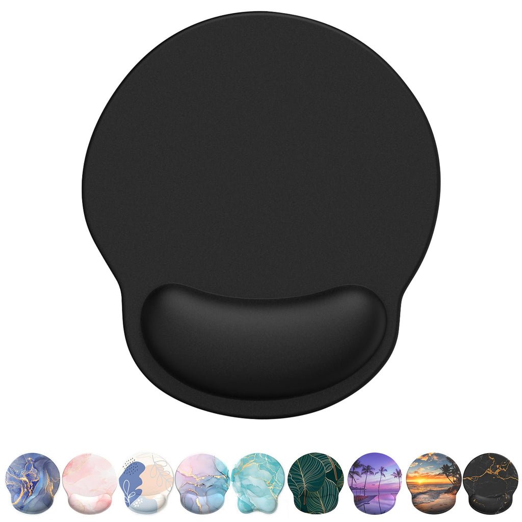 Mouse Pad With Gel Wrist Support