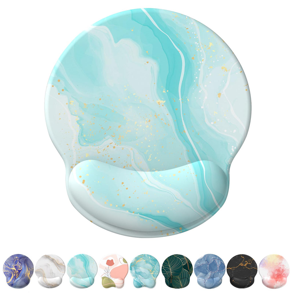 Mouse Pad With Gel Wrist Support