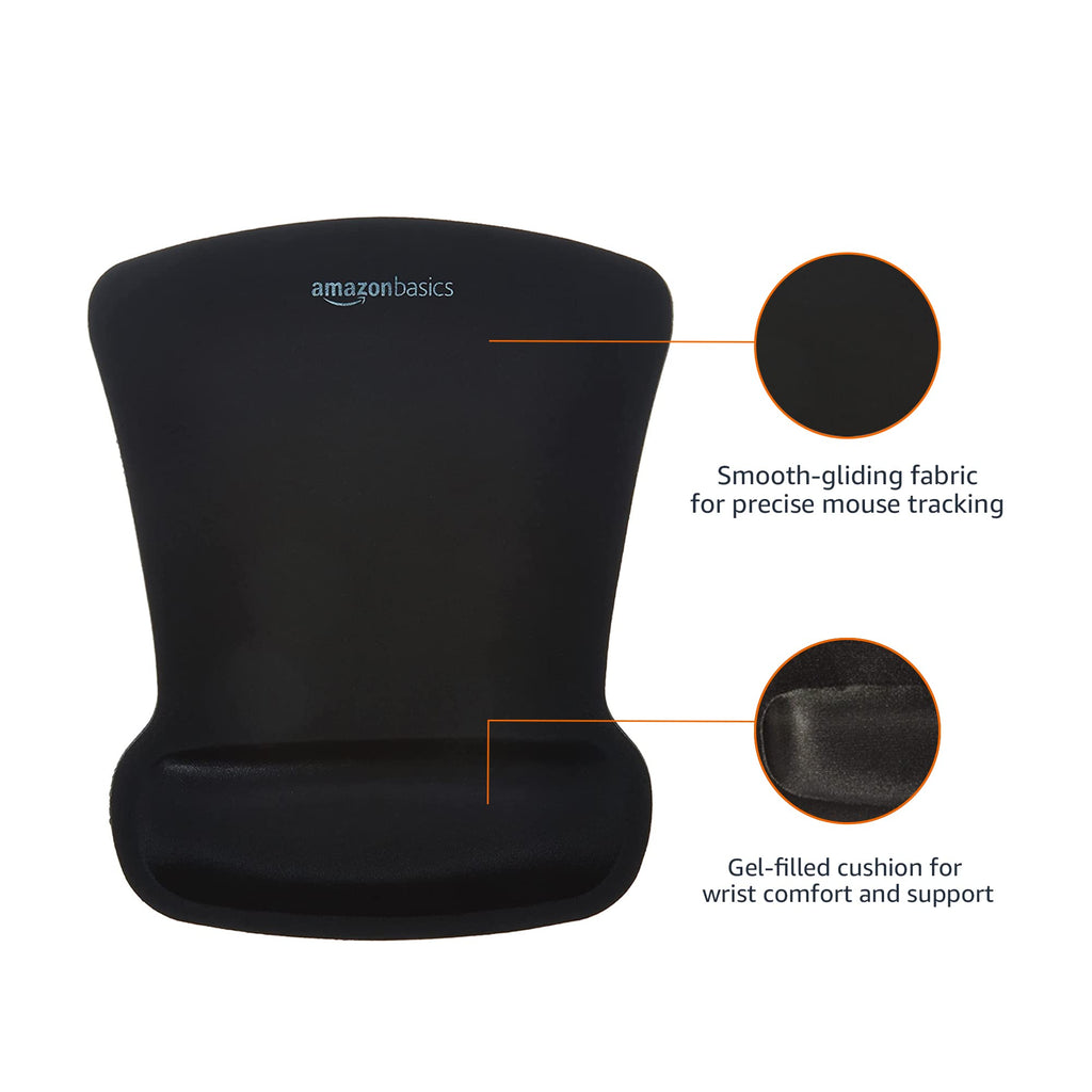 Gel Mouse Pad With Wrist Support Set