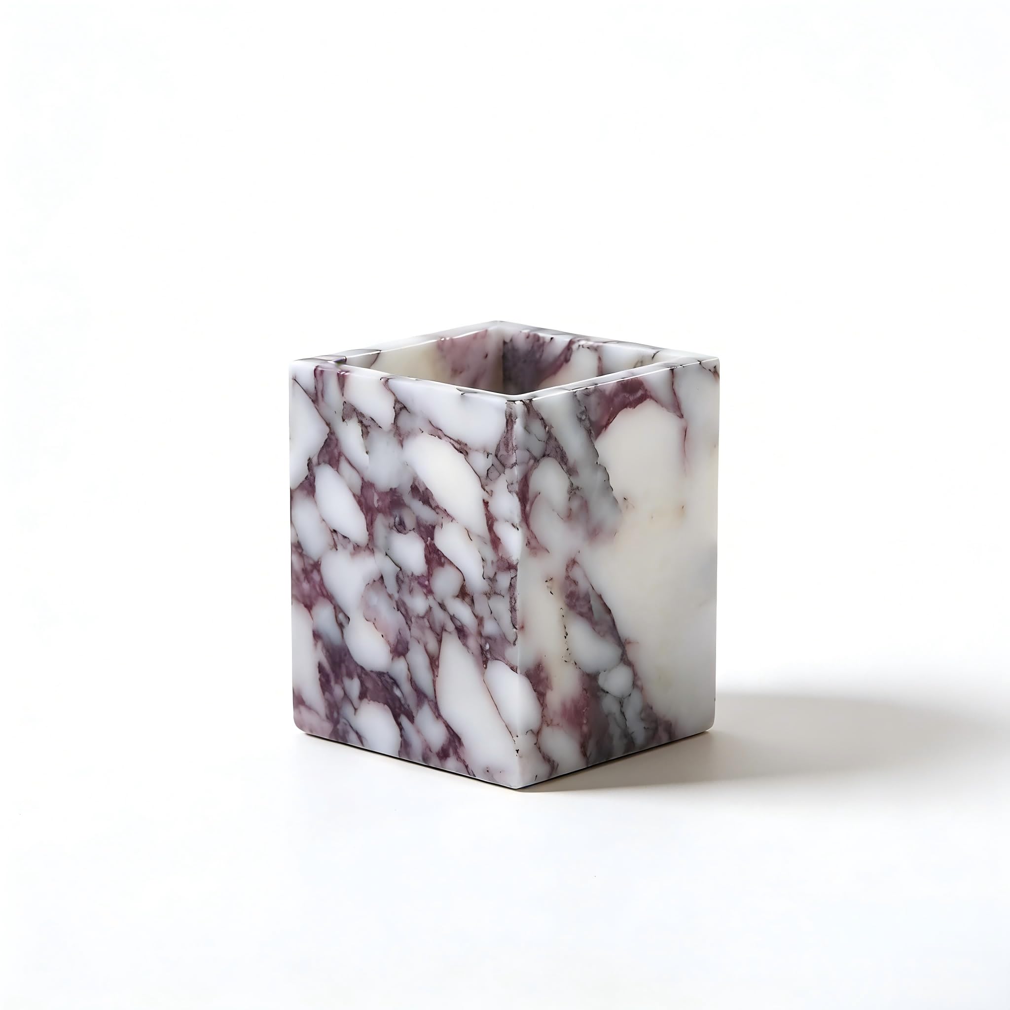 Natural Marble Multi-Purpose Desk Organizer