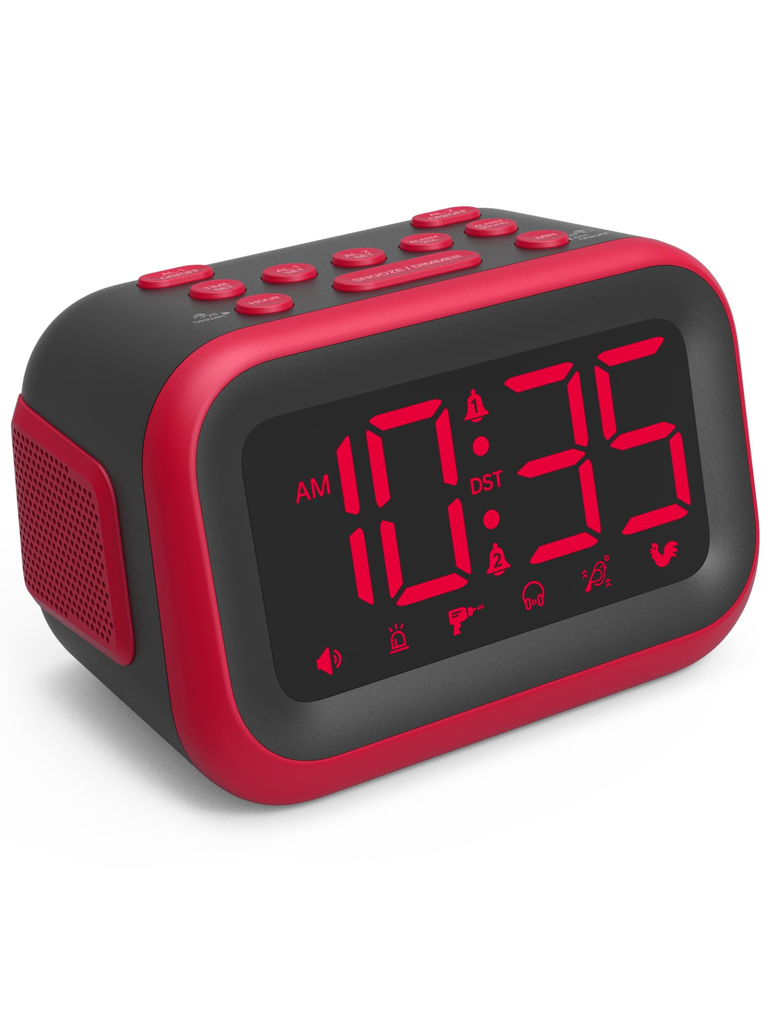 Super Loud Digital Alarm Clock With Dual Alarms