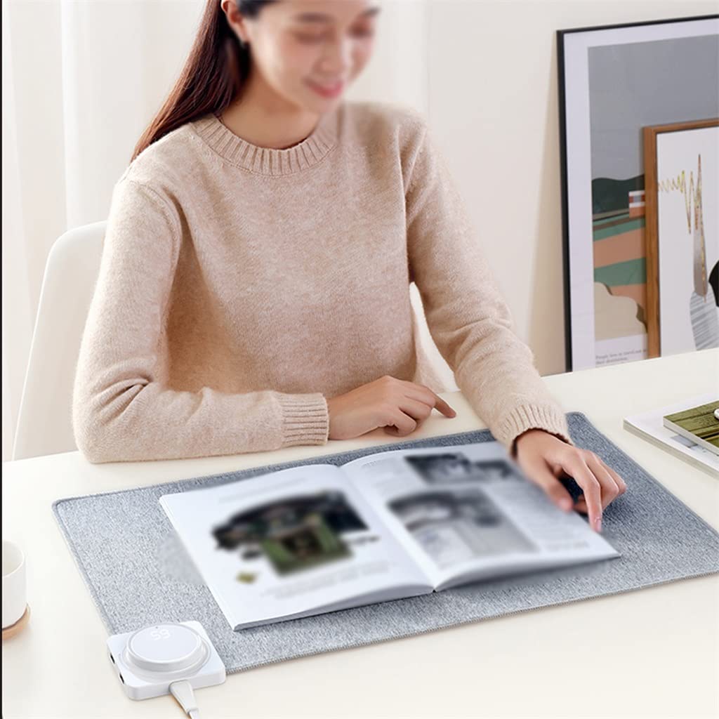 Waterproof Heated Desk Mat With Temperature Display