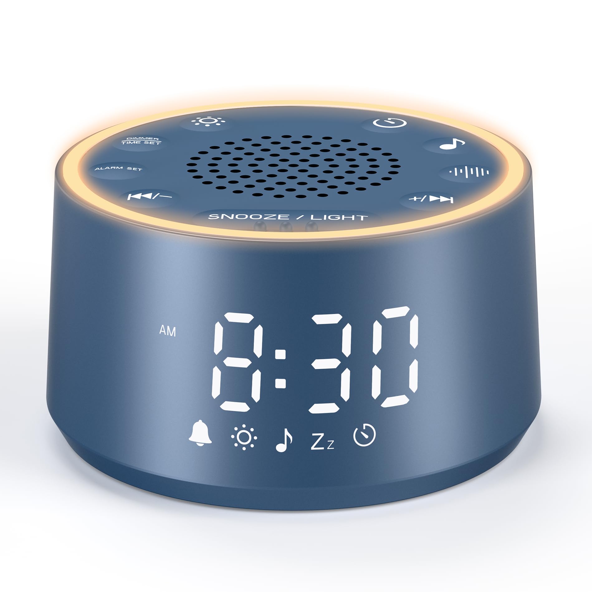 White Noise Alarm Clock With Soothing Sounds