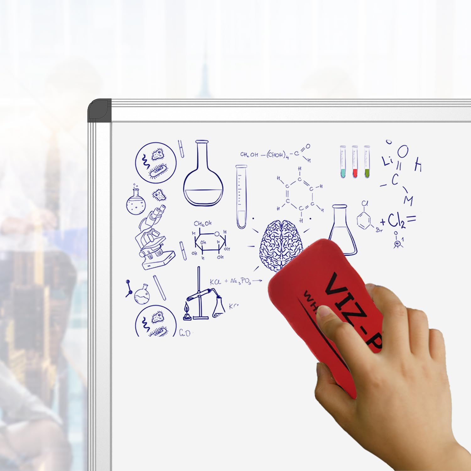 Magnetic Dry Erase Whiteboard With Aluminum Frame