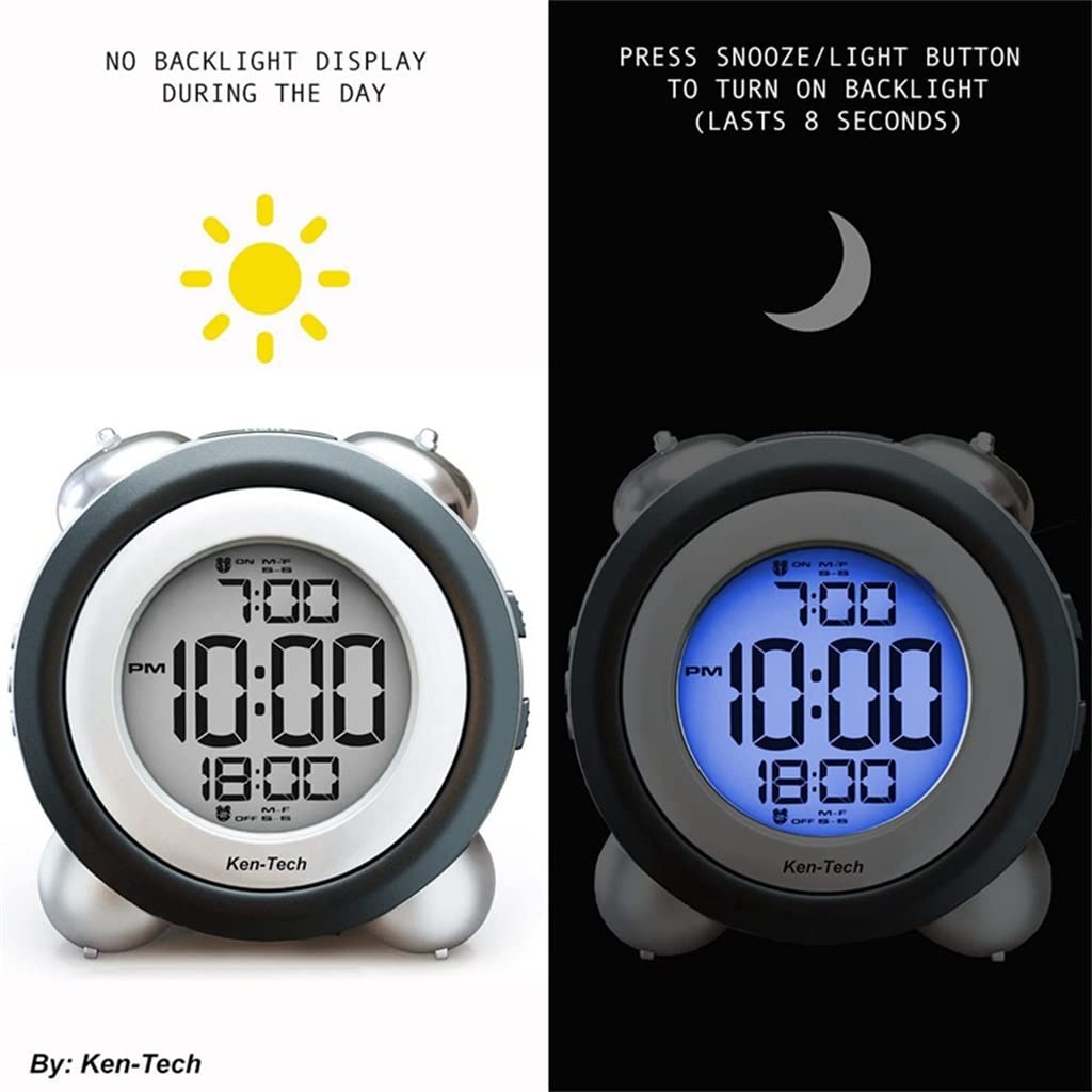 Digital Alarm Clock With Date Display