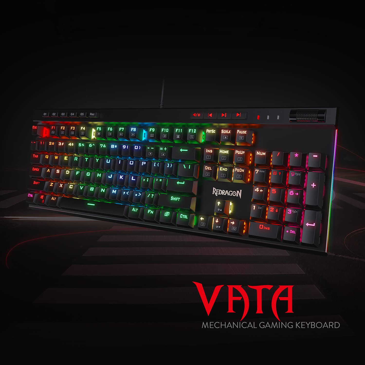 Redragon K580 RGB Gaming Keyboard