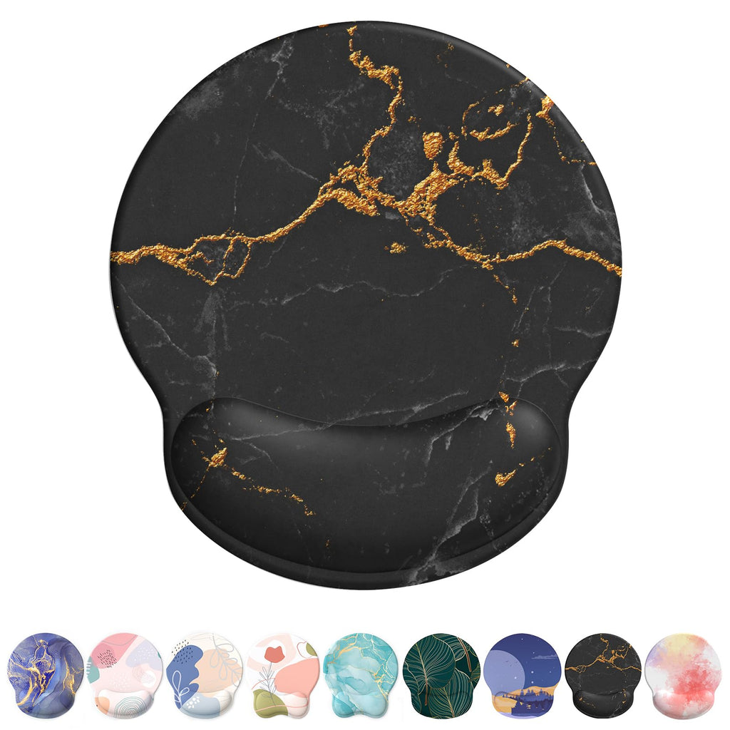 Mouse Pad With Gel Wrist Support