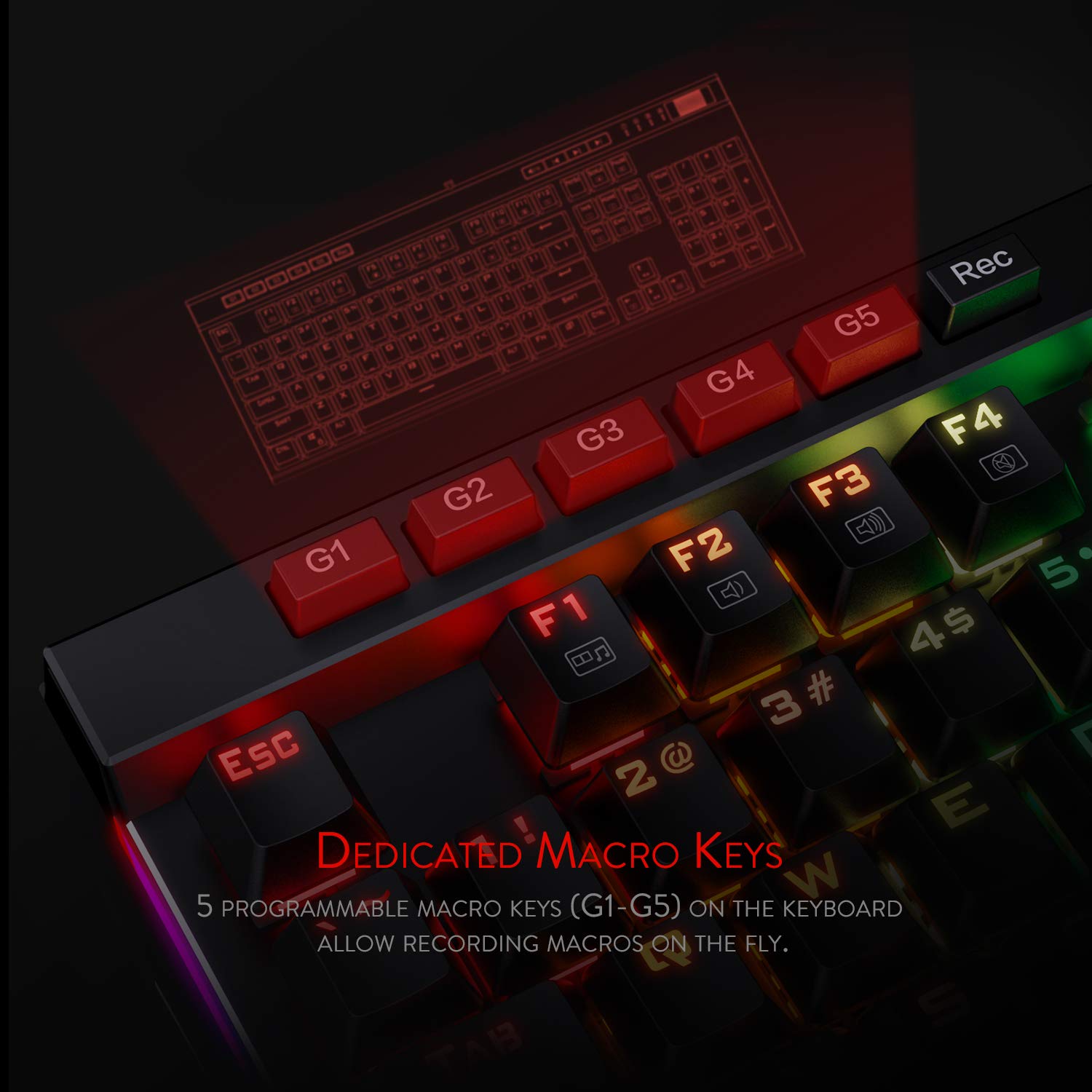 Redragon K580 RGB Gaming Keyboard