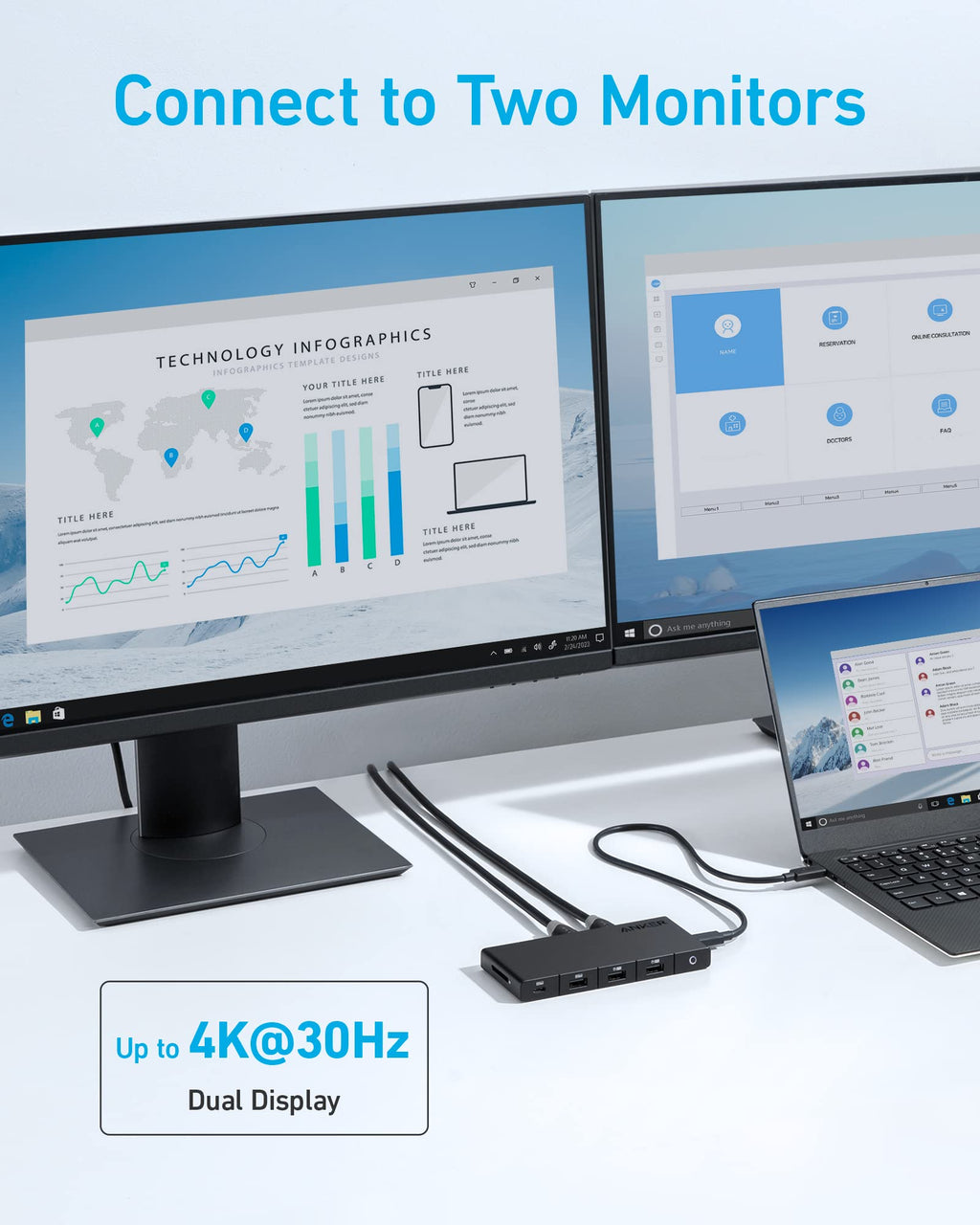 10-in-1 USB-C Hub With Dual 4K HDMI
