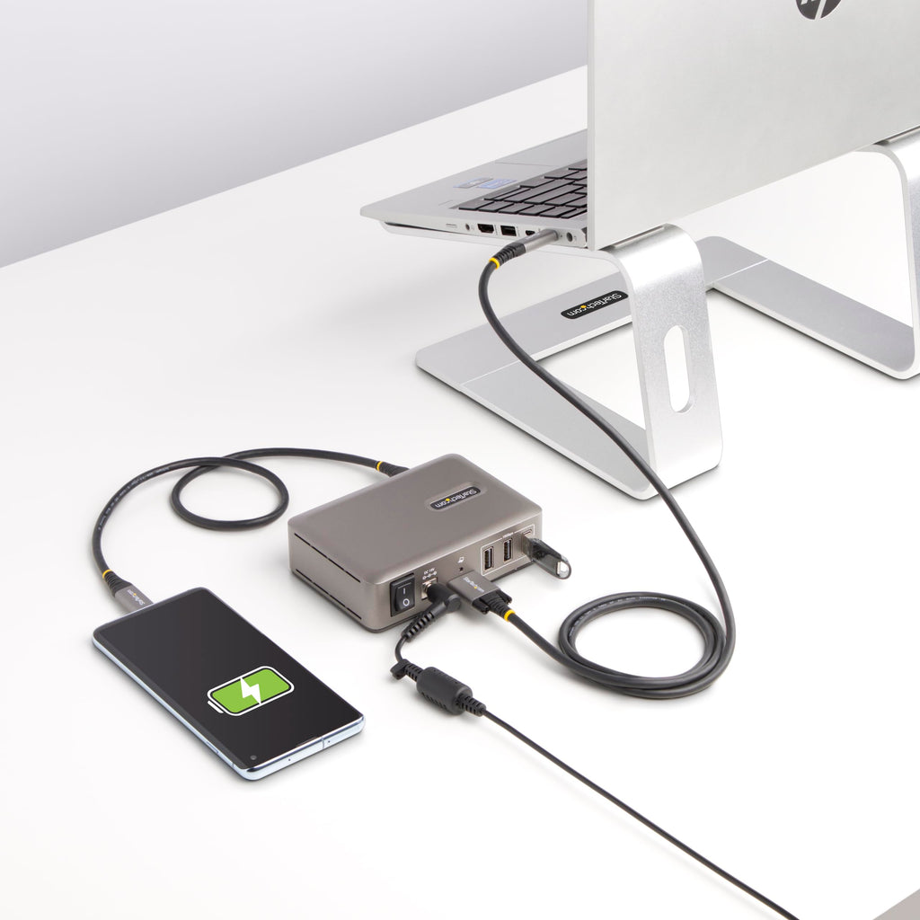 10-Port USB-C Hub With 65W Power Supply