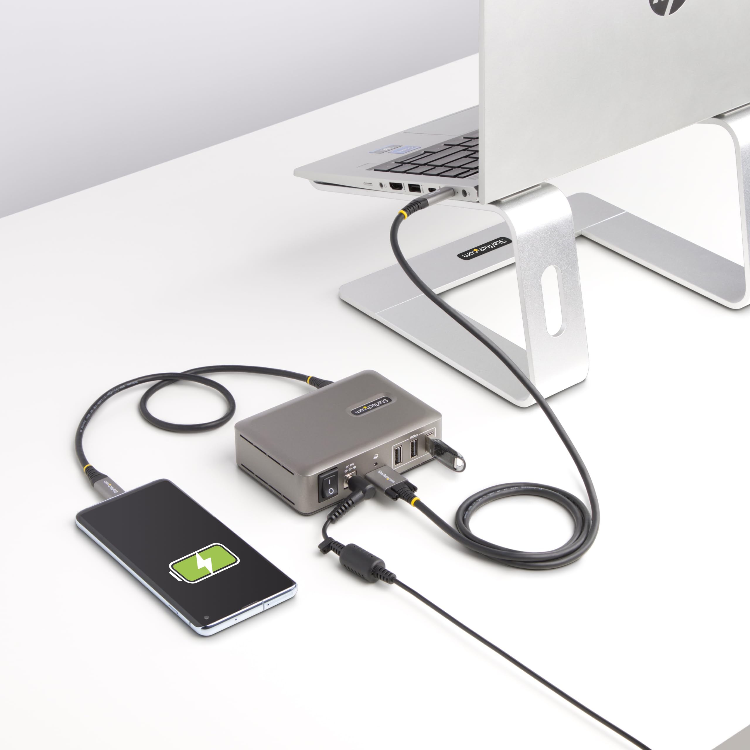 10-Port USB-C Hub With 65W Power Supply
