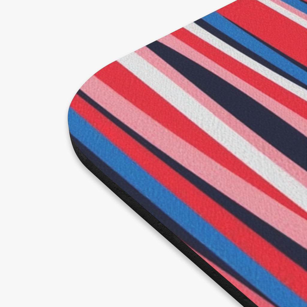 Abstract Wave Pattern Mouse Pad
