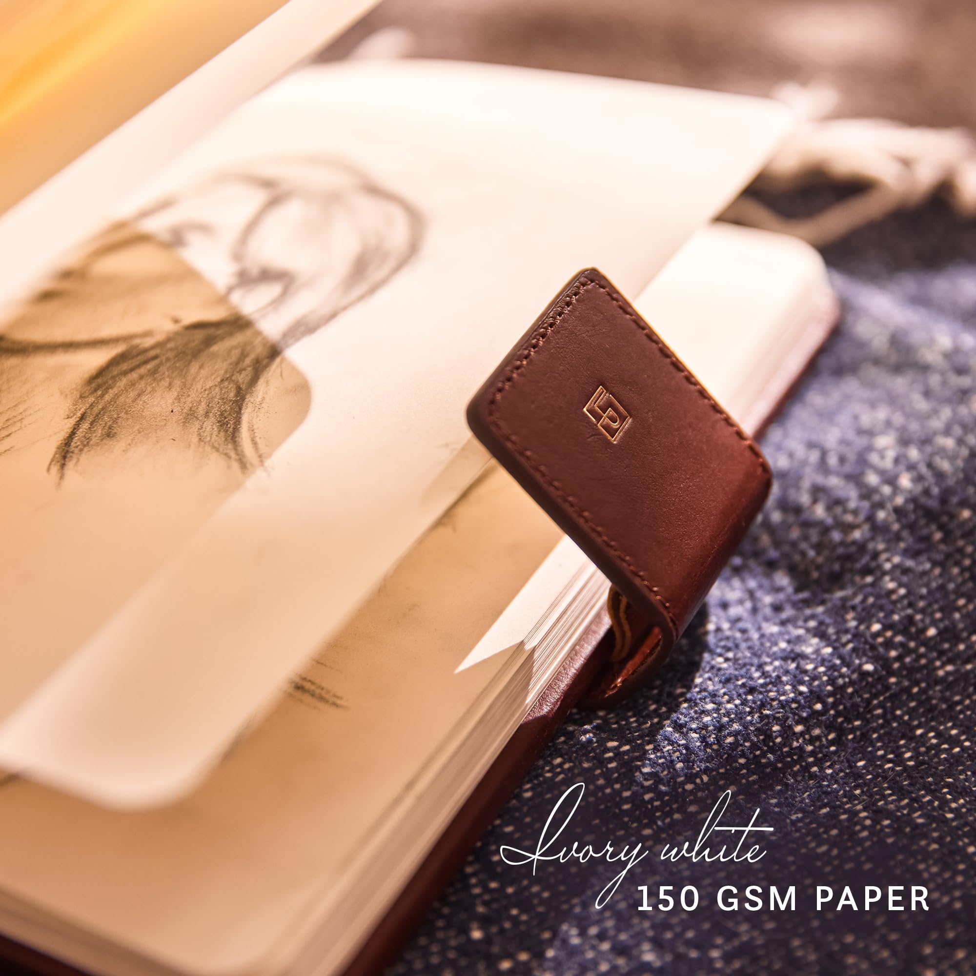 Hardcover Leather Sketchbook Journal