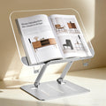 Adjustable Acrylic Book Stand With Page Clips