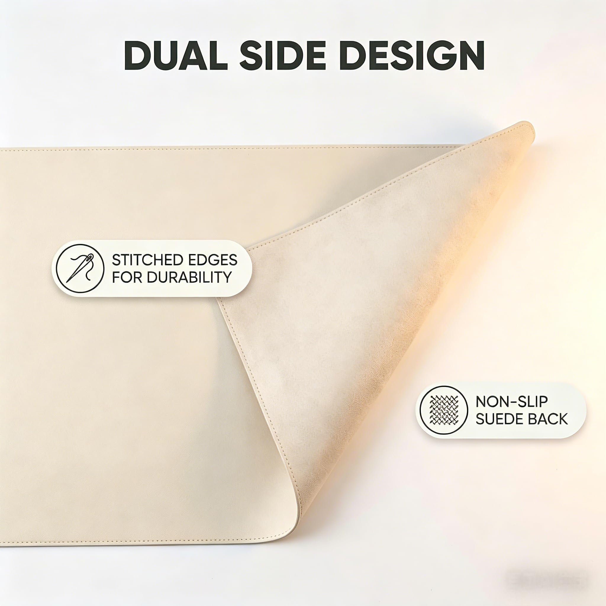 Non-Slip PU Leather Desk Mat