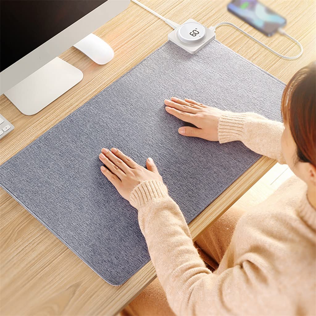 Waterproof Heated Desk Mat With Temperature Display