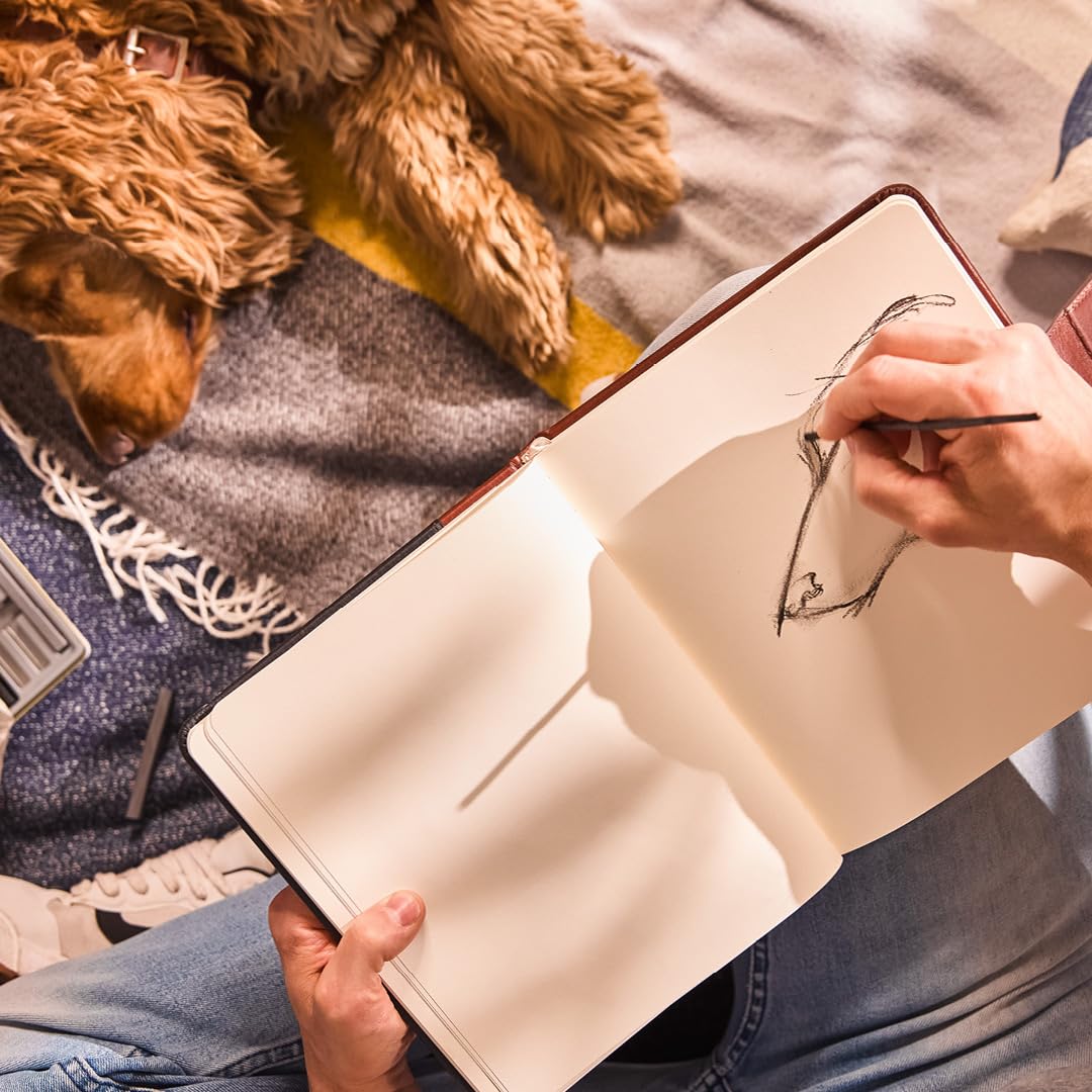 Hardcover Leather Sketchbook Journal