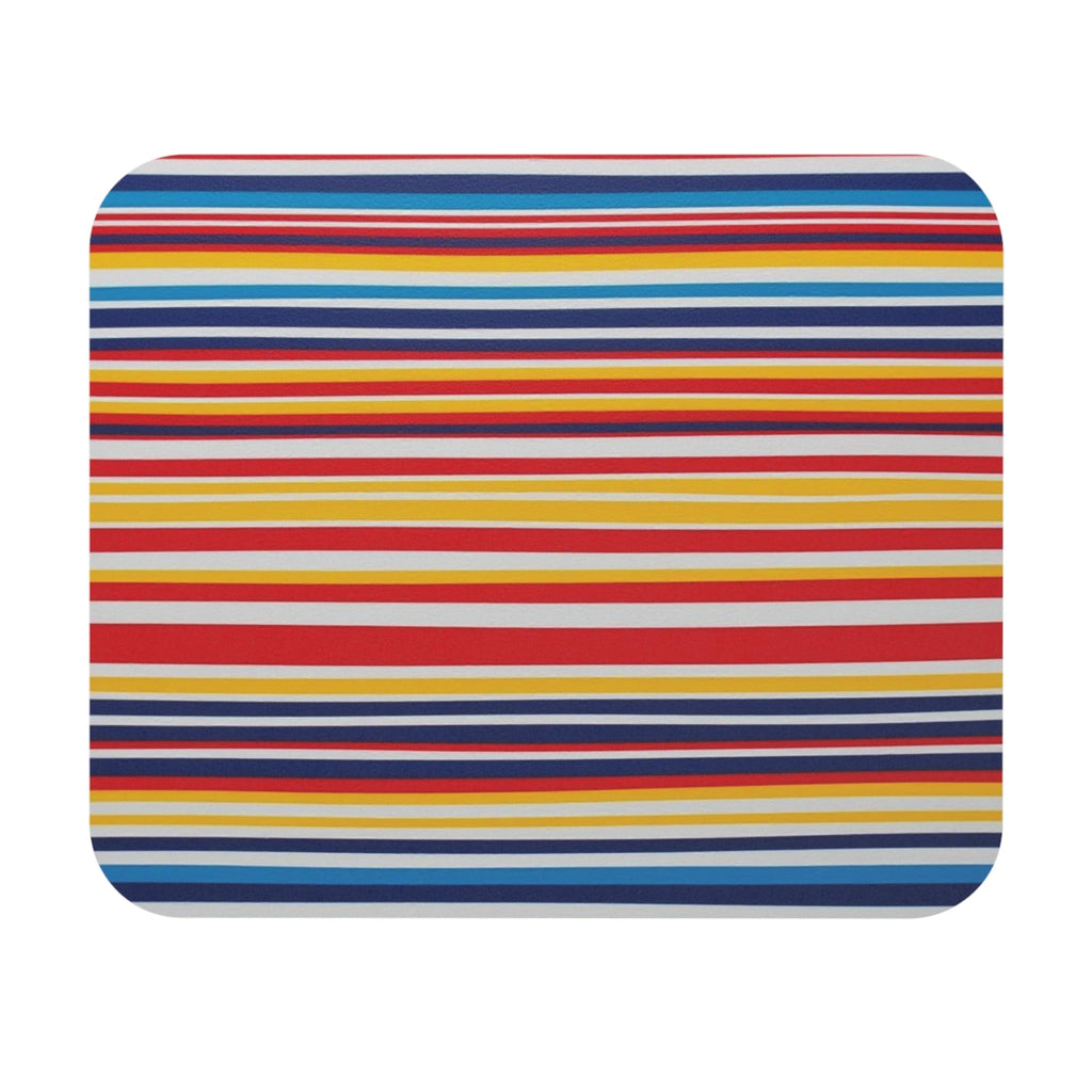 Abstract Wave Pattern Mouse Pad