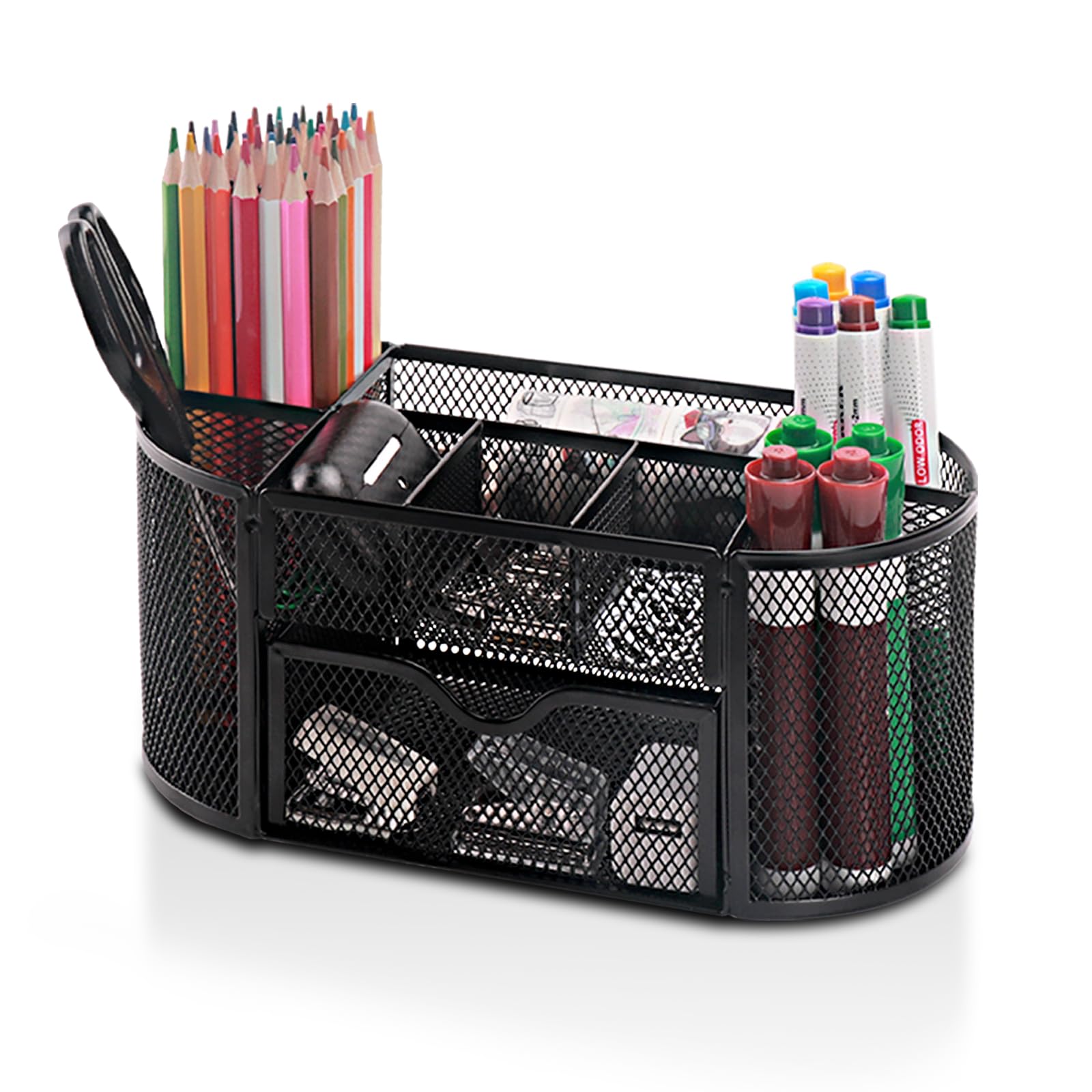 Comix Mesh Pencil Holders and Desk Organizer