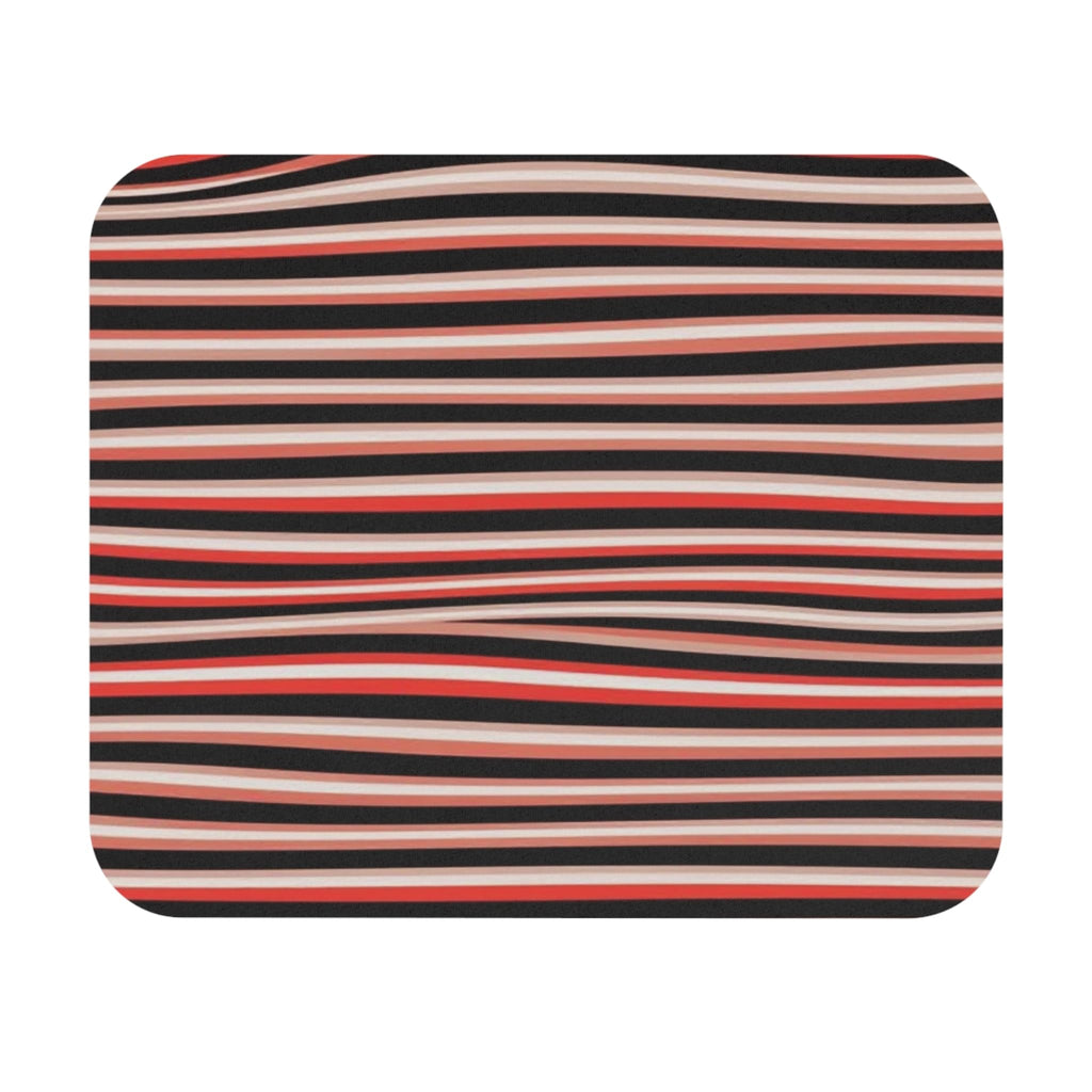 Abstract Wave Pattern Mouse Pad