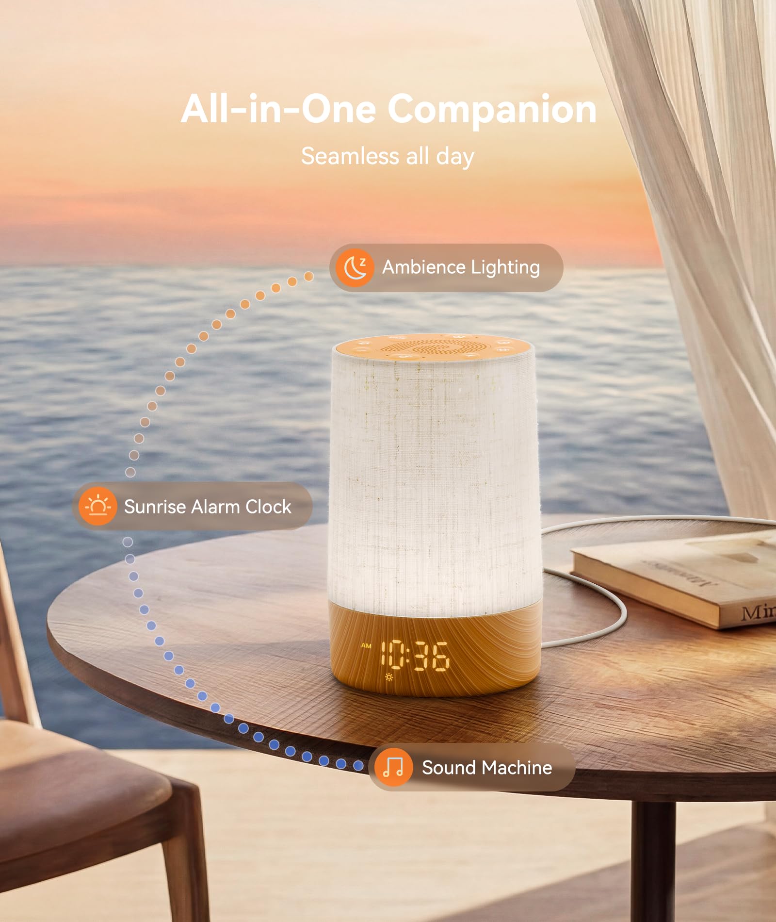 Sunrise Alarm Clock With Soothing Sounds