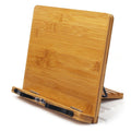 Bamboo Book Stand For Reading And Cookbooks