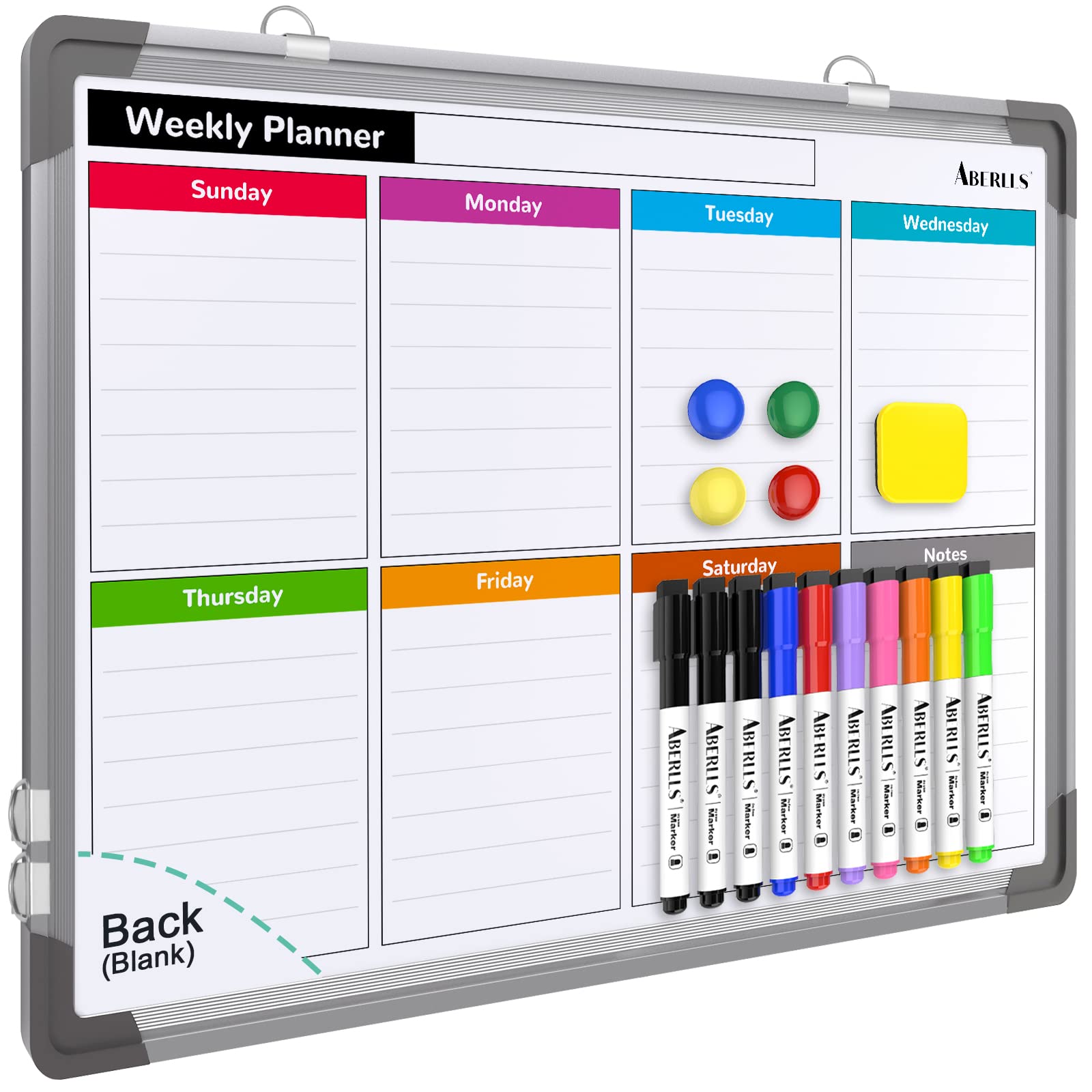 Magnetic Dry Erase Monthly Planner Whiteboard