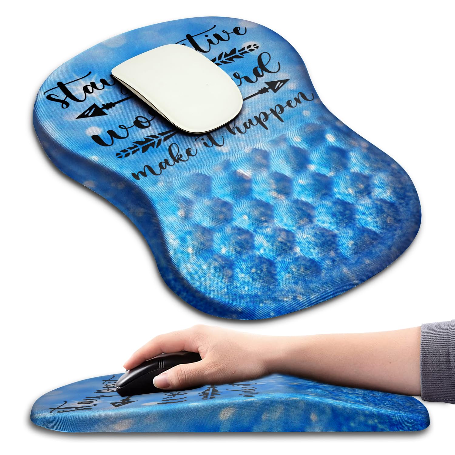 Ergonomic Mouse Pad With Wrist Support