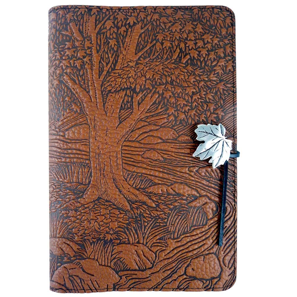 Embossed Leather Writing Journal Cover