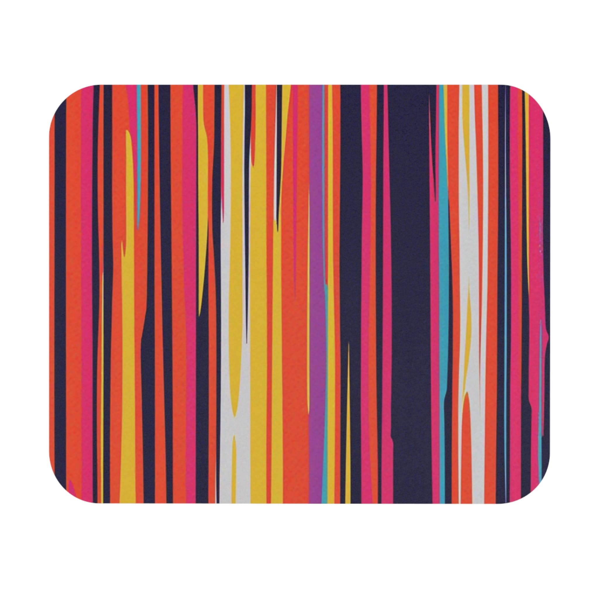 Abstract Wave Pattern Mouse Pad