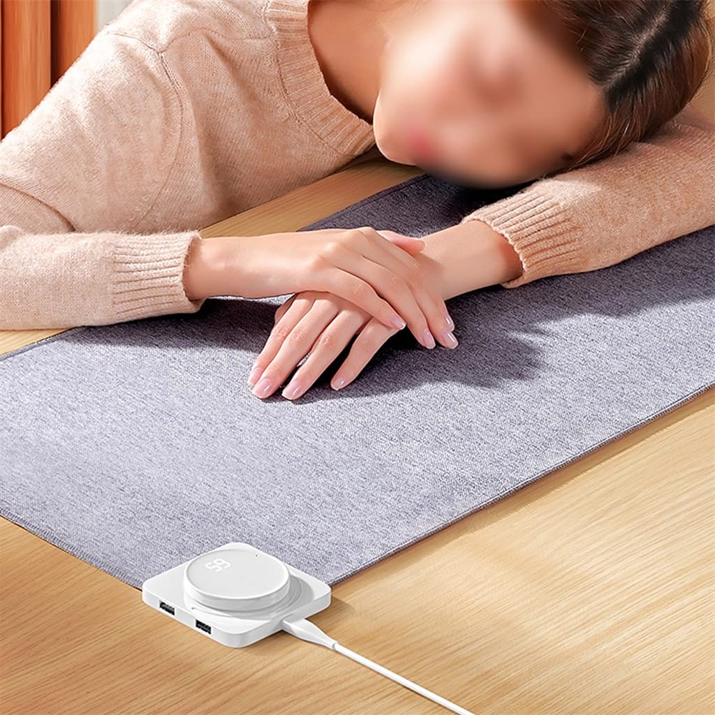 Waterproof Heated Desk Mat With Temperature Display