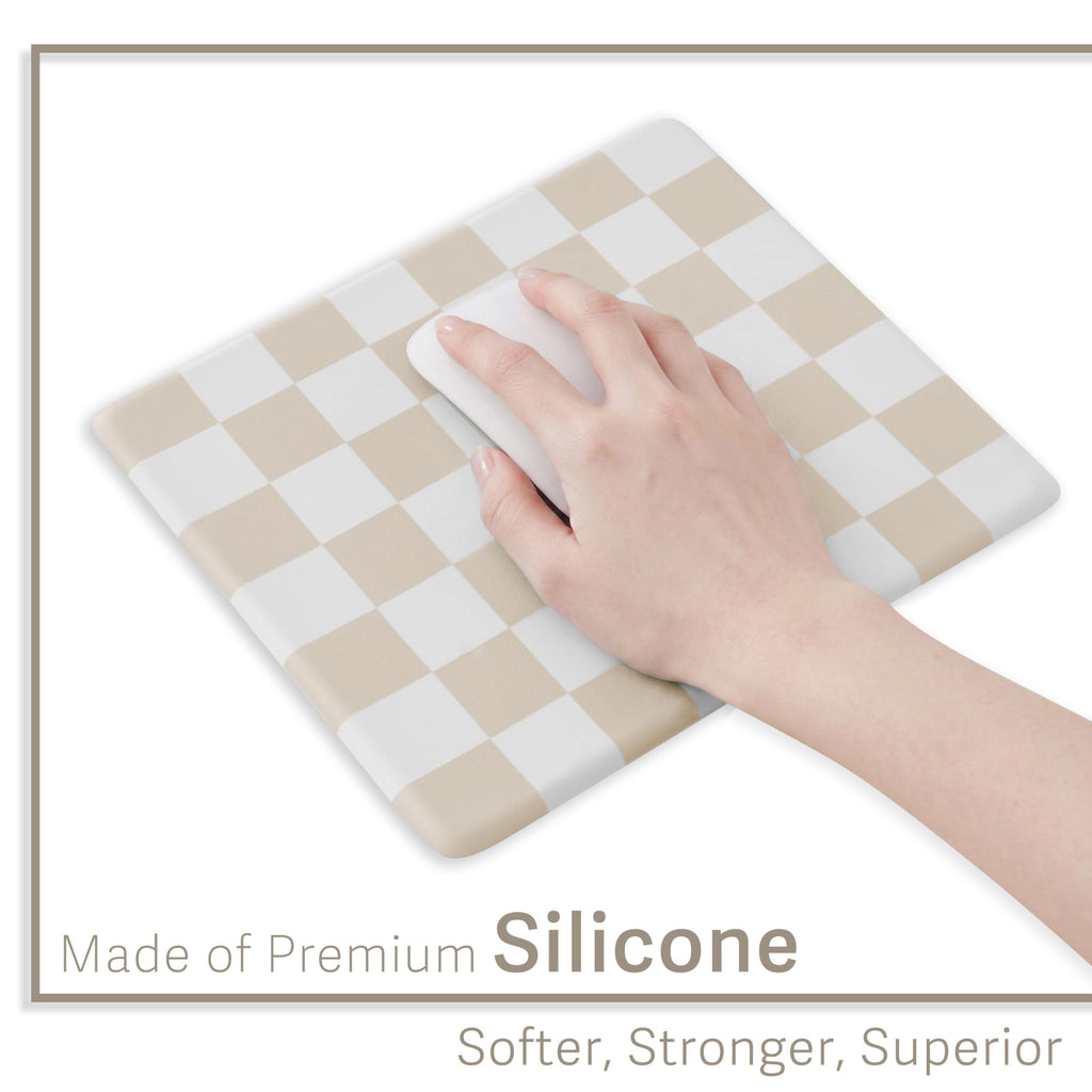 Checkered Silicone Mouse Pad