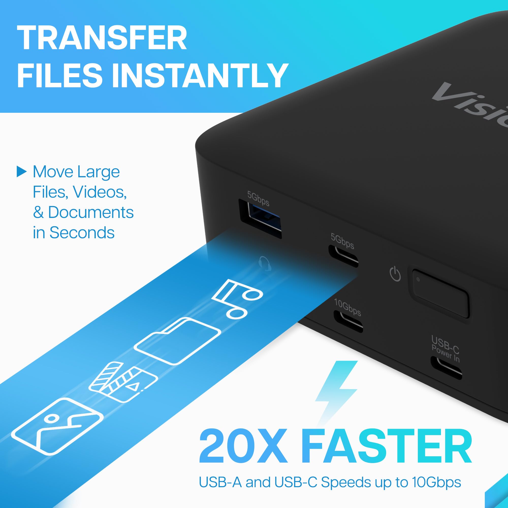 Dual 4K USB-C Docking Station With HDMI