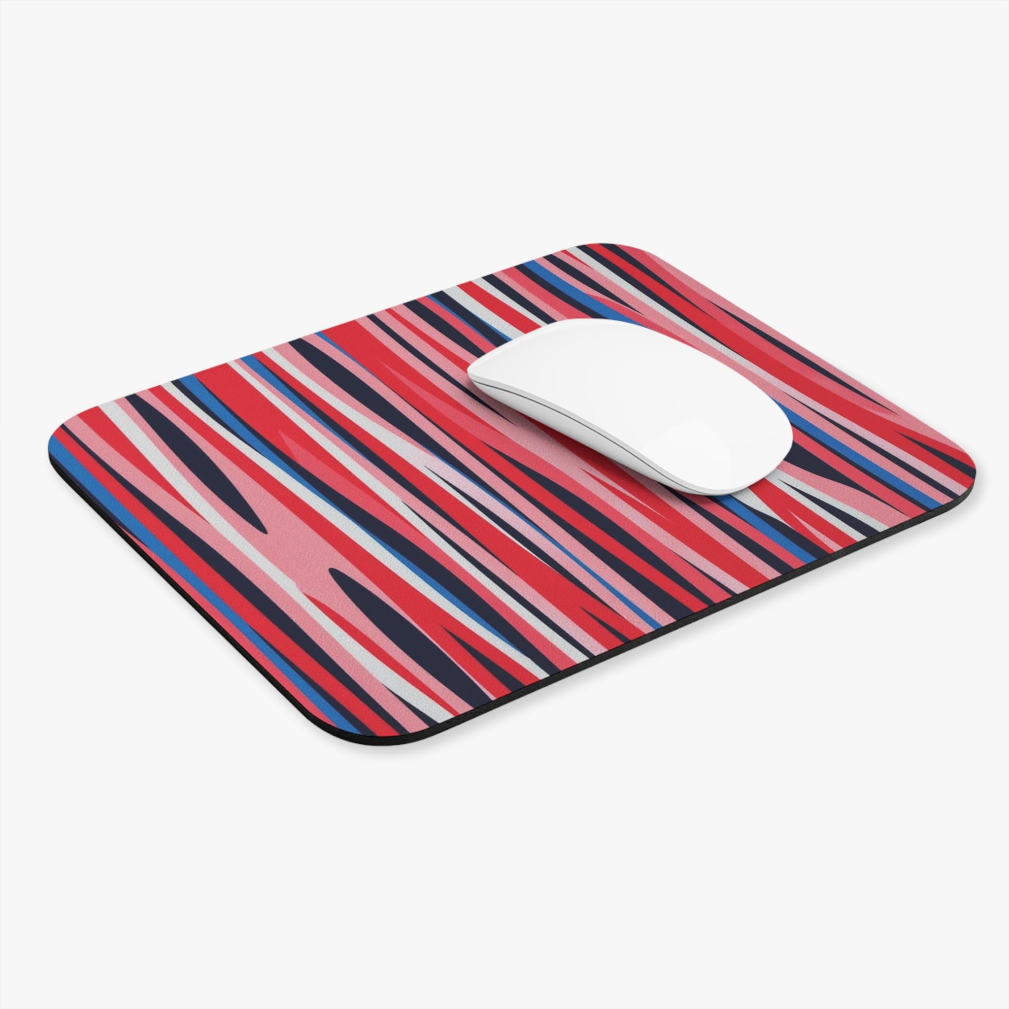 Abstract Wave Pattern Mouse Pad