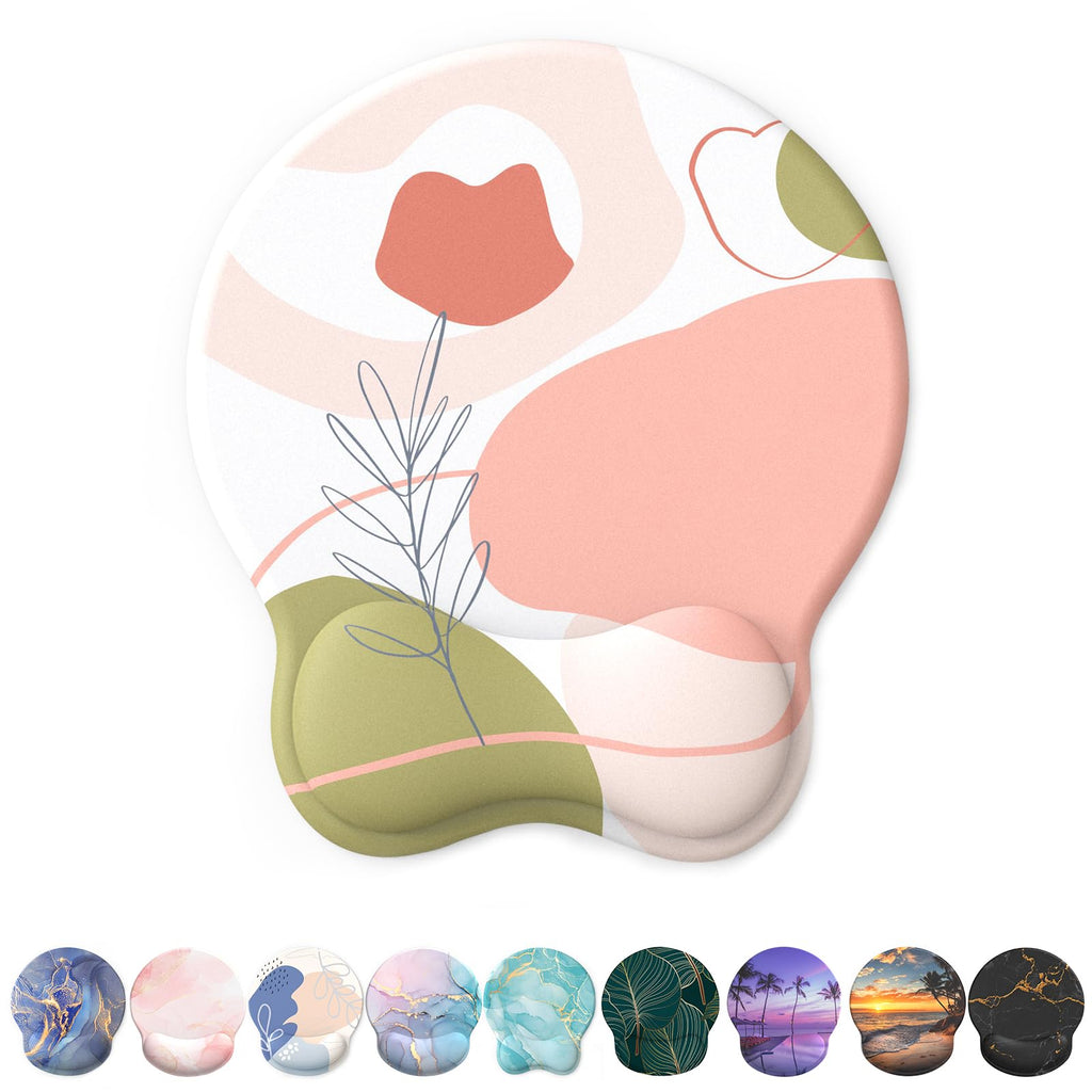 Mouse Pad With Gel Wrist Support
