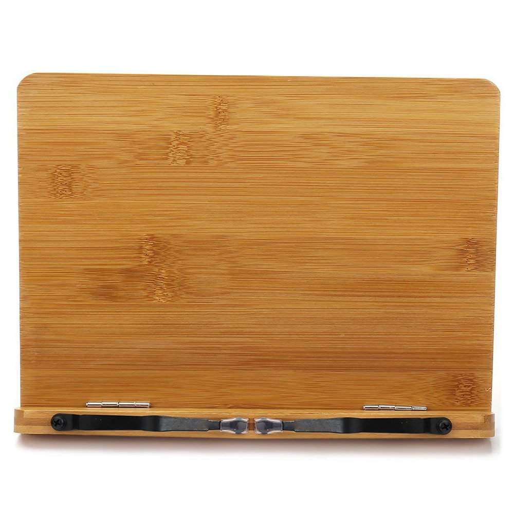 Bamboo Book Stand For Reading And Cookbooks
