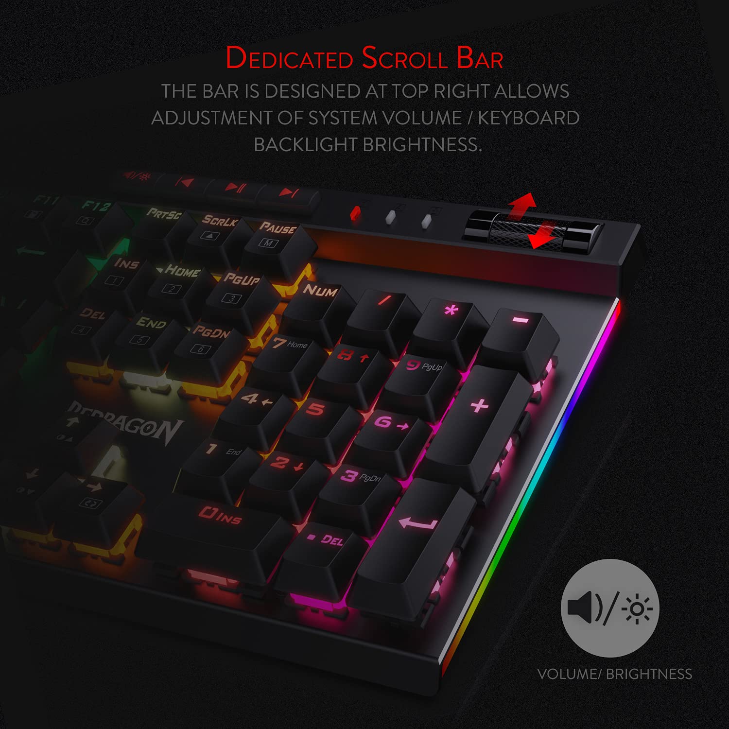 Redragon K580 RGB Gaming Keyboard