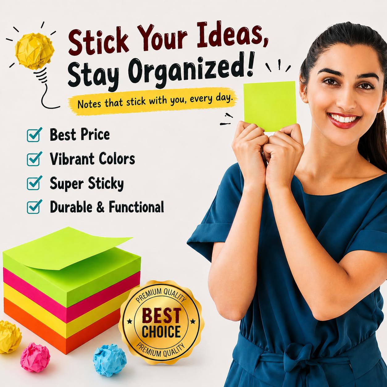 Sticky Notes 3x3 Inch